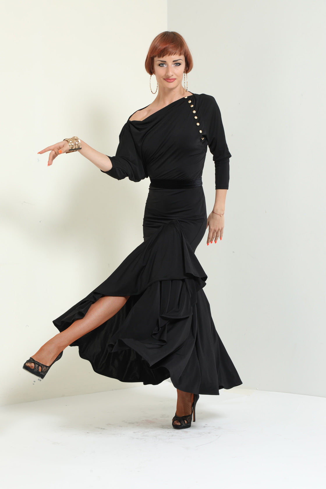 Ruffles Long Skirt