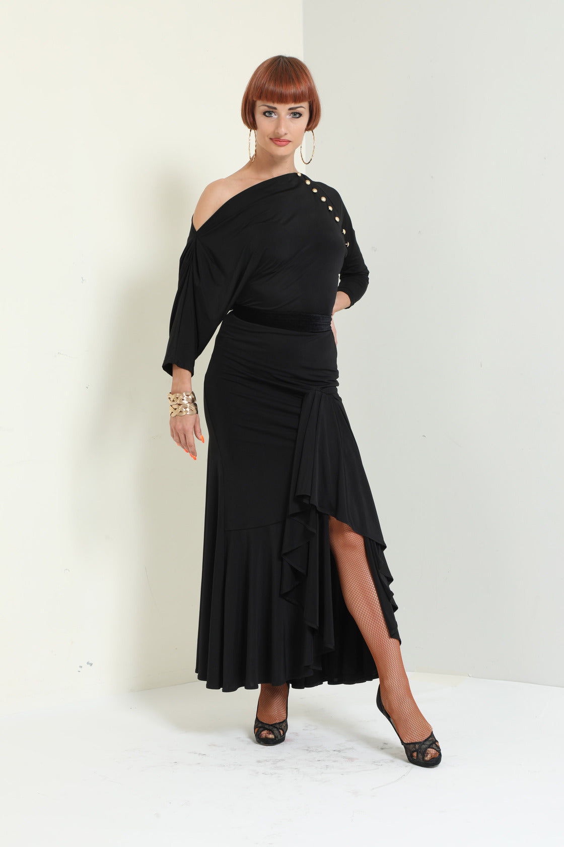 Ruffles Long Skirt