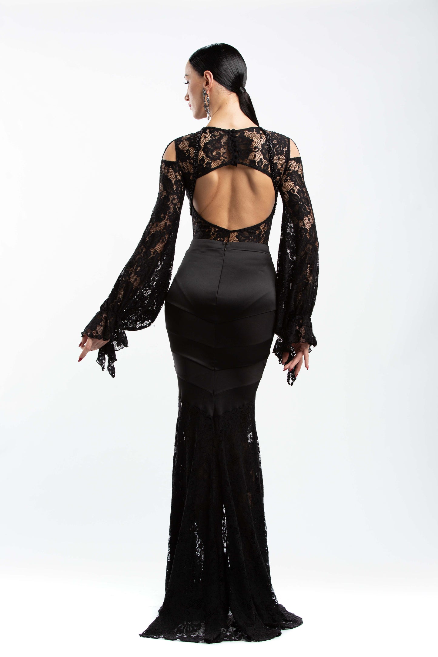 Lace Half-Mermaid Long Skirt