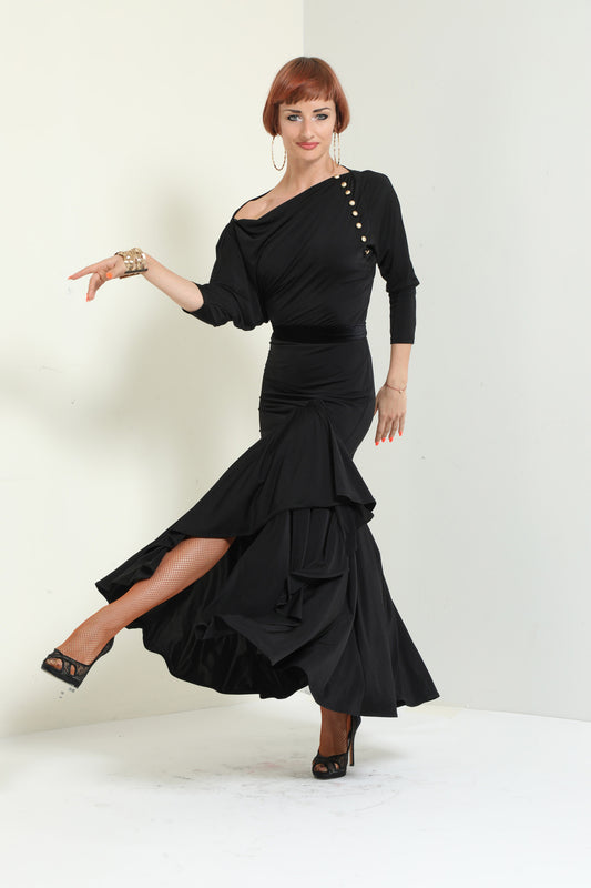 Ruffles Long Skirt