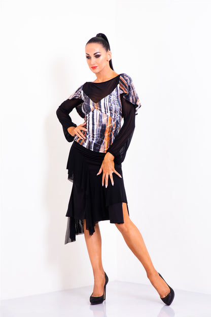 Sheer Boat Neck Top
