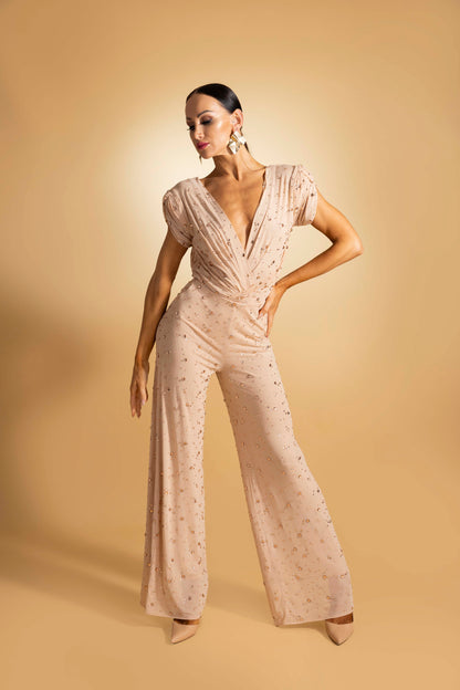 Deep-V Rainy Stone Bodysuit