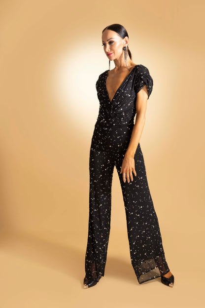 Deep-V Rainy Stone Bodysuit