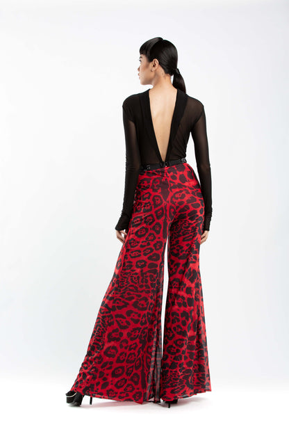 Long Sleeves Open Back Bodysuit
