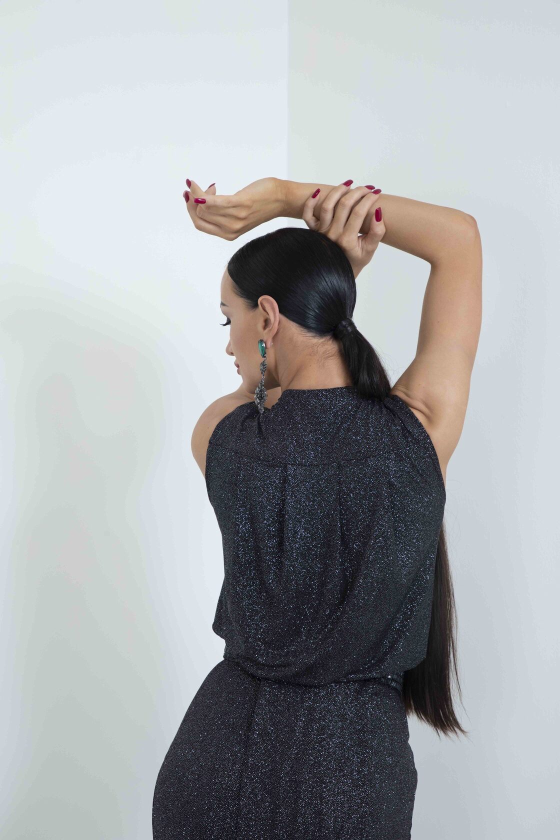 Asymmetric Sleeveless Moonlight Top