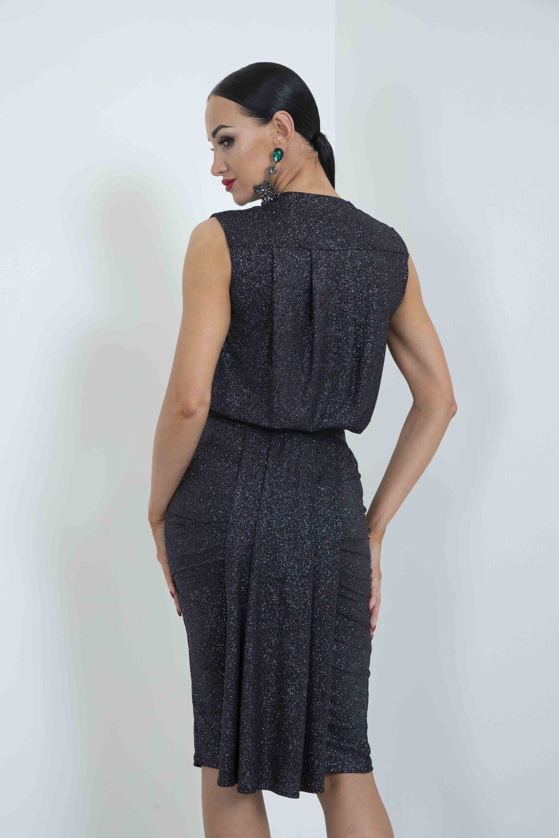 Box Pleated Moonlight Short Skirt