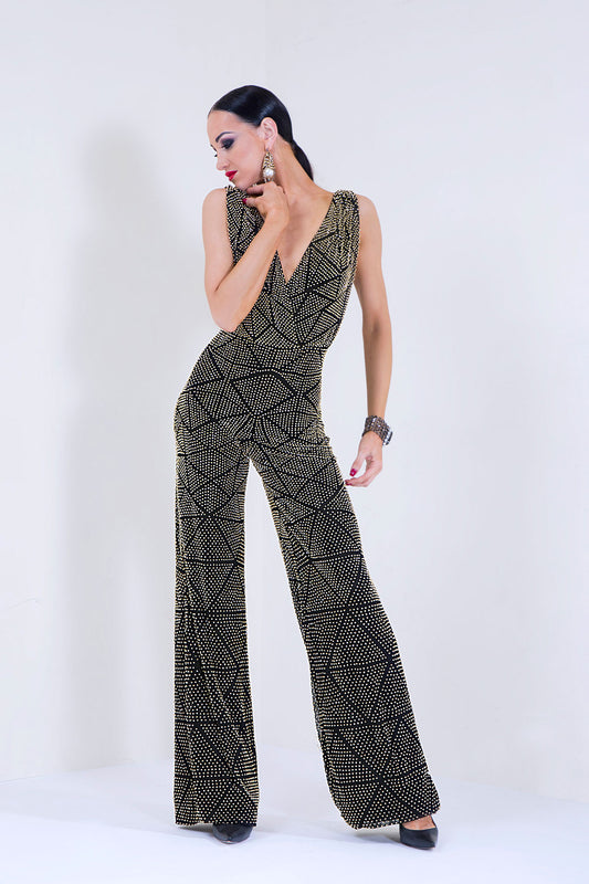 Deep-V Hot Fixed Jumpsuit