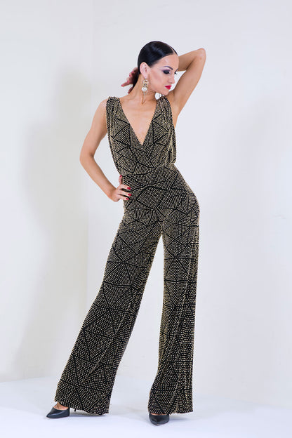 Deep-V Hot Fixed Jumpsuit