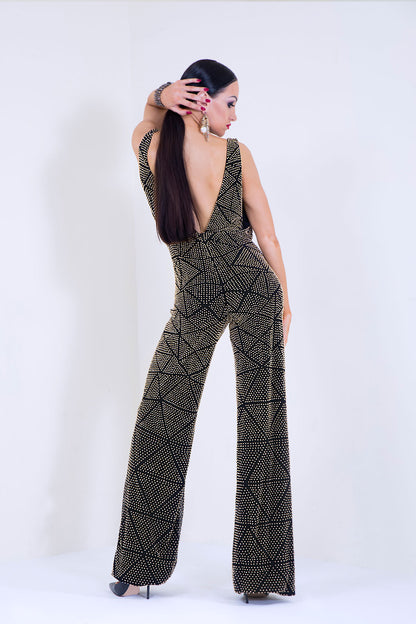 Deep-V Hot Fixed Jumpsuit